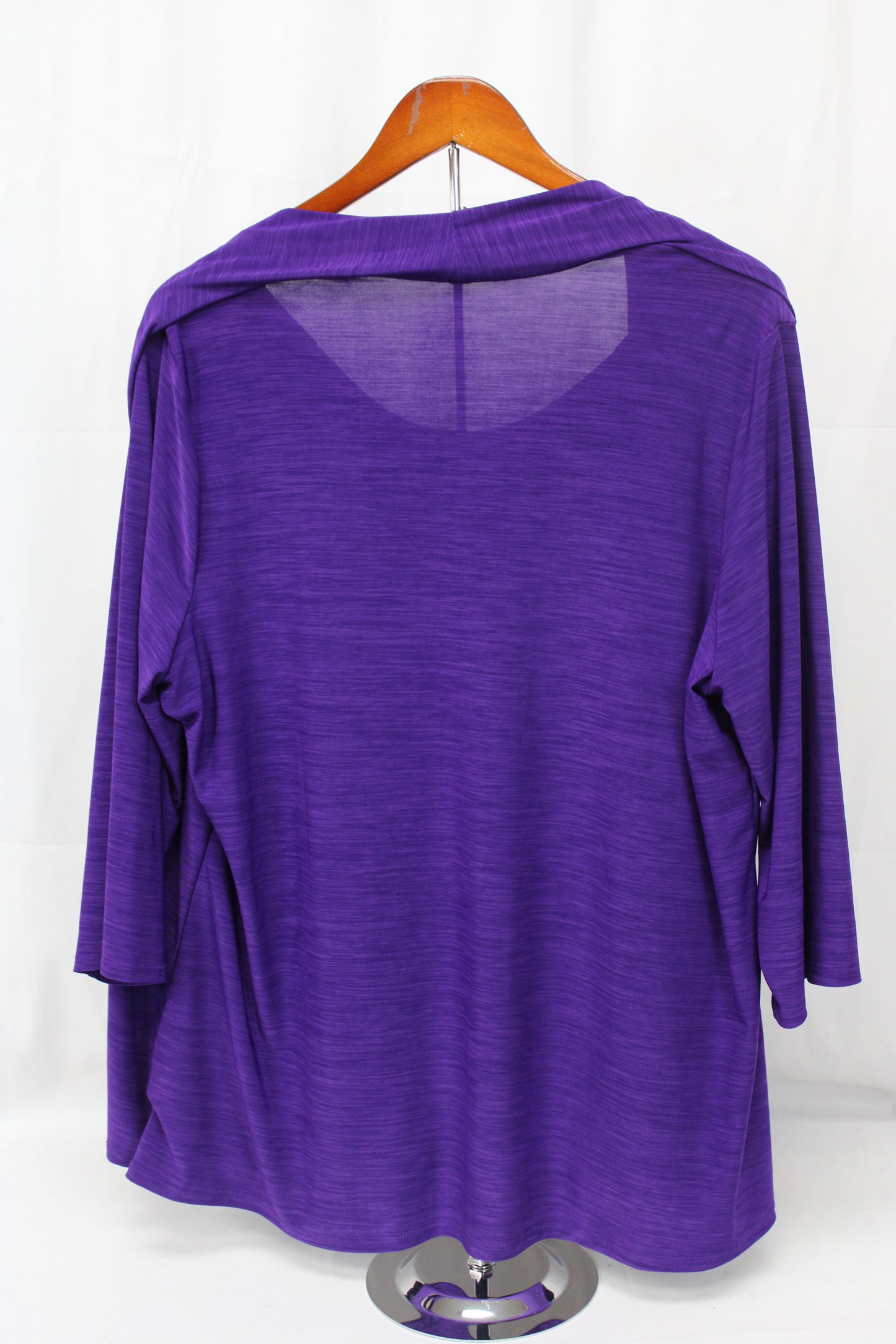 Zero 2 Eight Quarter length Sleeved Shirt, Purple/Black, Women’s XXL