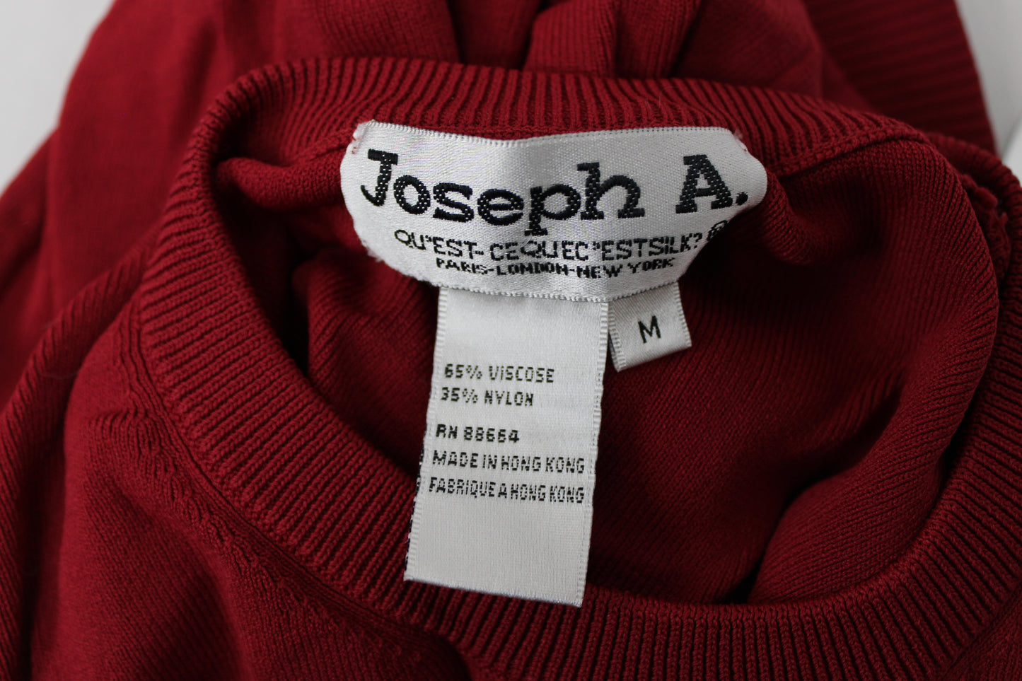 Jospeh A. Sweater Vest, Red, Youth M