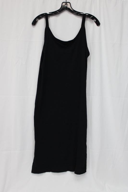 H&M Ribbed Tank Top Dress, Black, Women’s L