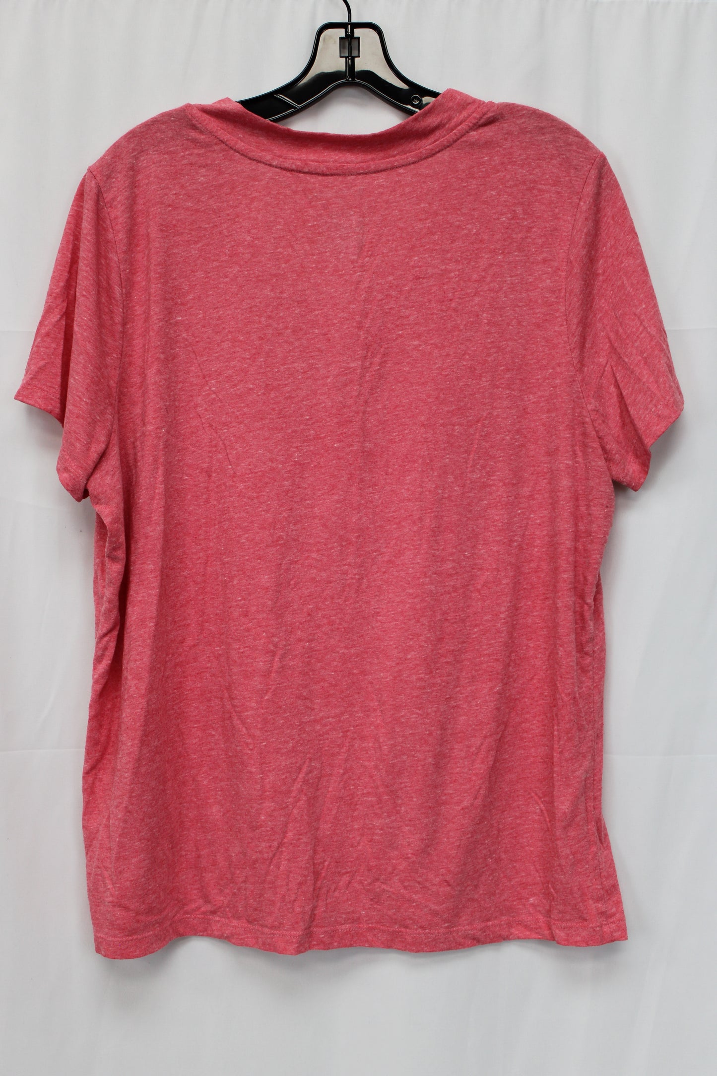 St. John’s Bay Short Sleeve Shirt, Pink, Women’s XL