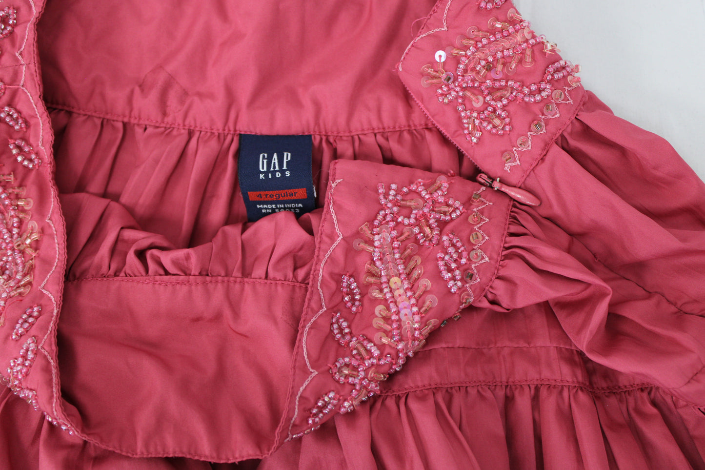 Gap Beaded Layered Skirt, Pink, 4T