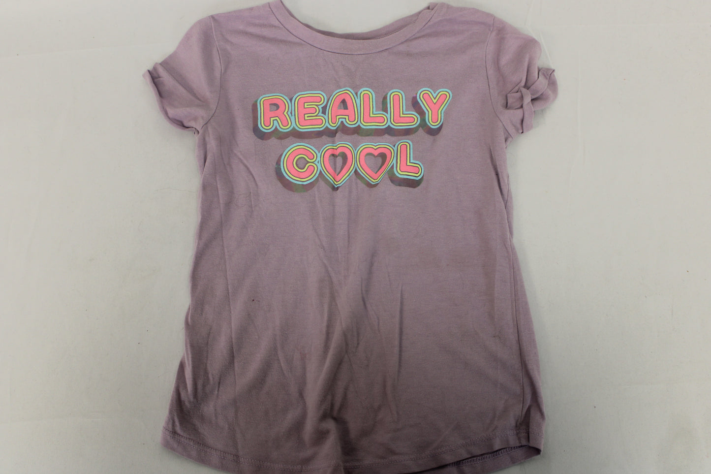 Arizona Jean Co Really Cool T-Shirt, Purple, Girls XS