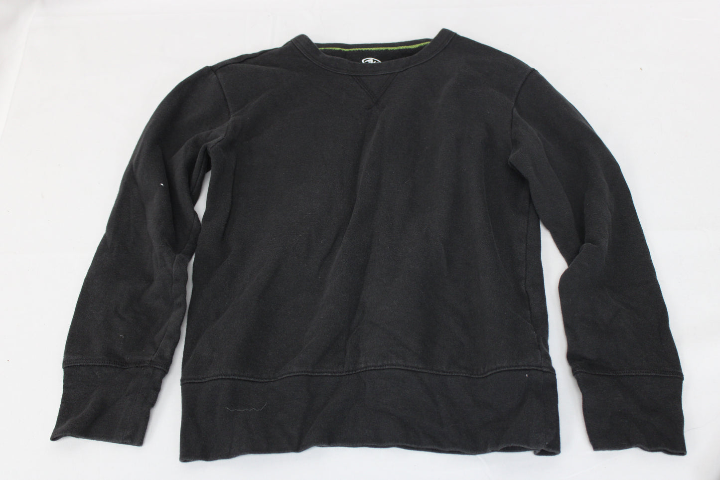 Athletic Works Long Sleeve Crewneck, Black, Boys L