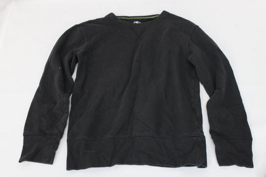 Athletic Works Long Sleeve Crewneck, Black, Boys L