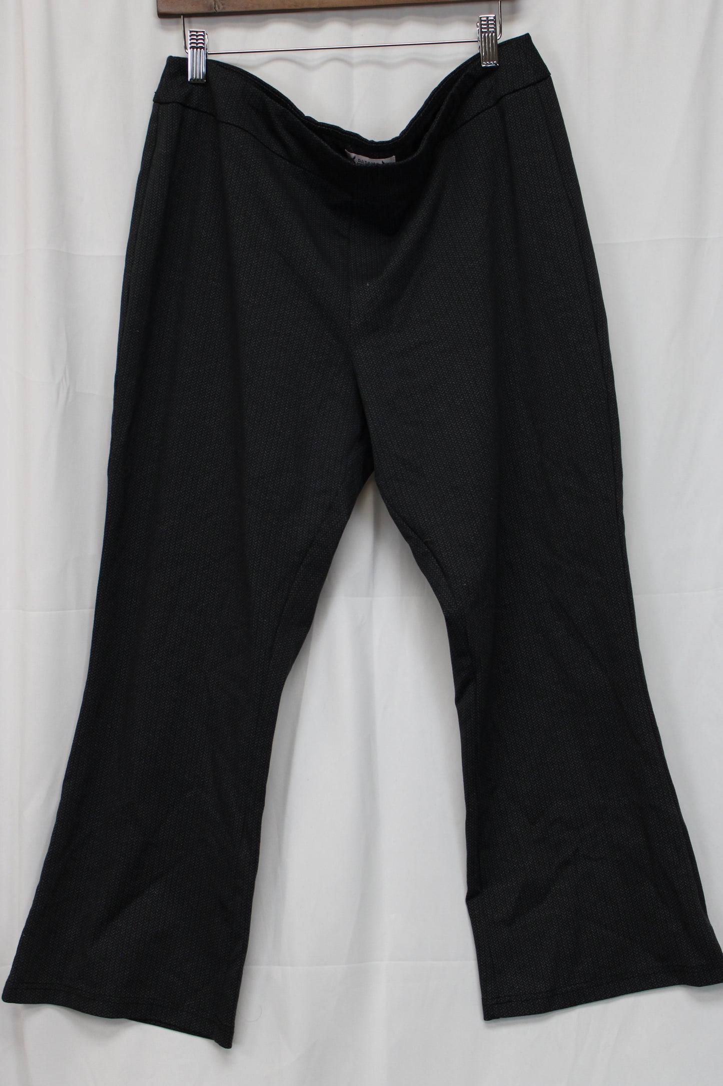 Nanette Lepore Flare Slacks, Gray/Black, Women’s XL