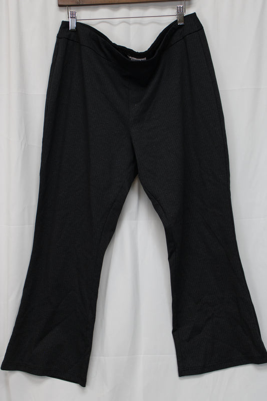 Nanette Lepore Flare Slacks, Gray/Black, Women’s XL