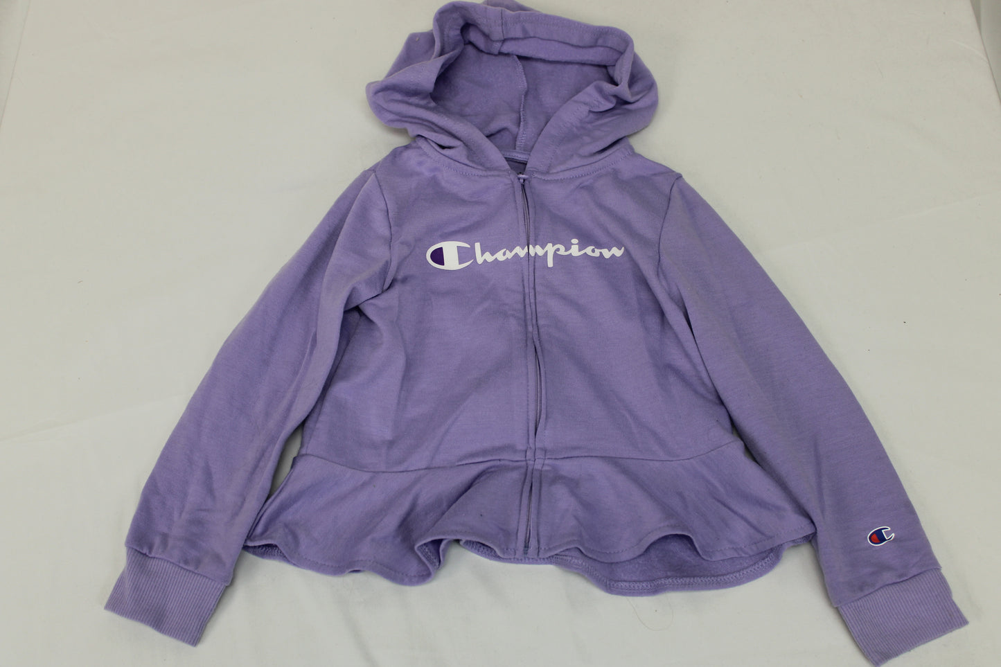 Champion Zip Up Hoodie, Purple, Girls 5