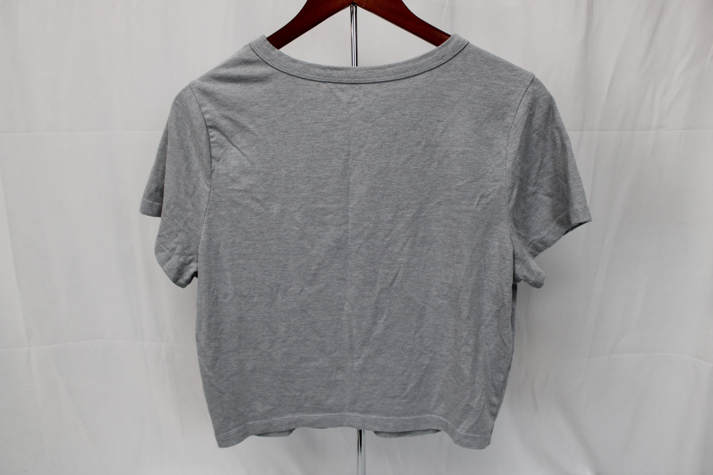 Wild Fable Cropped T-Shirt, Gray, Women’s XXL
