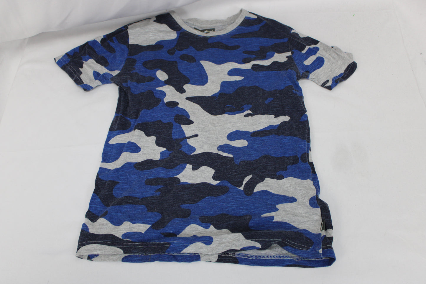 Eddie Bauer Short Sleeve Camo Shirt, Blue/Gray, Boys L