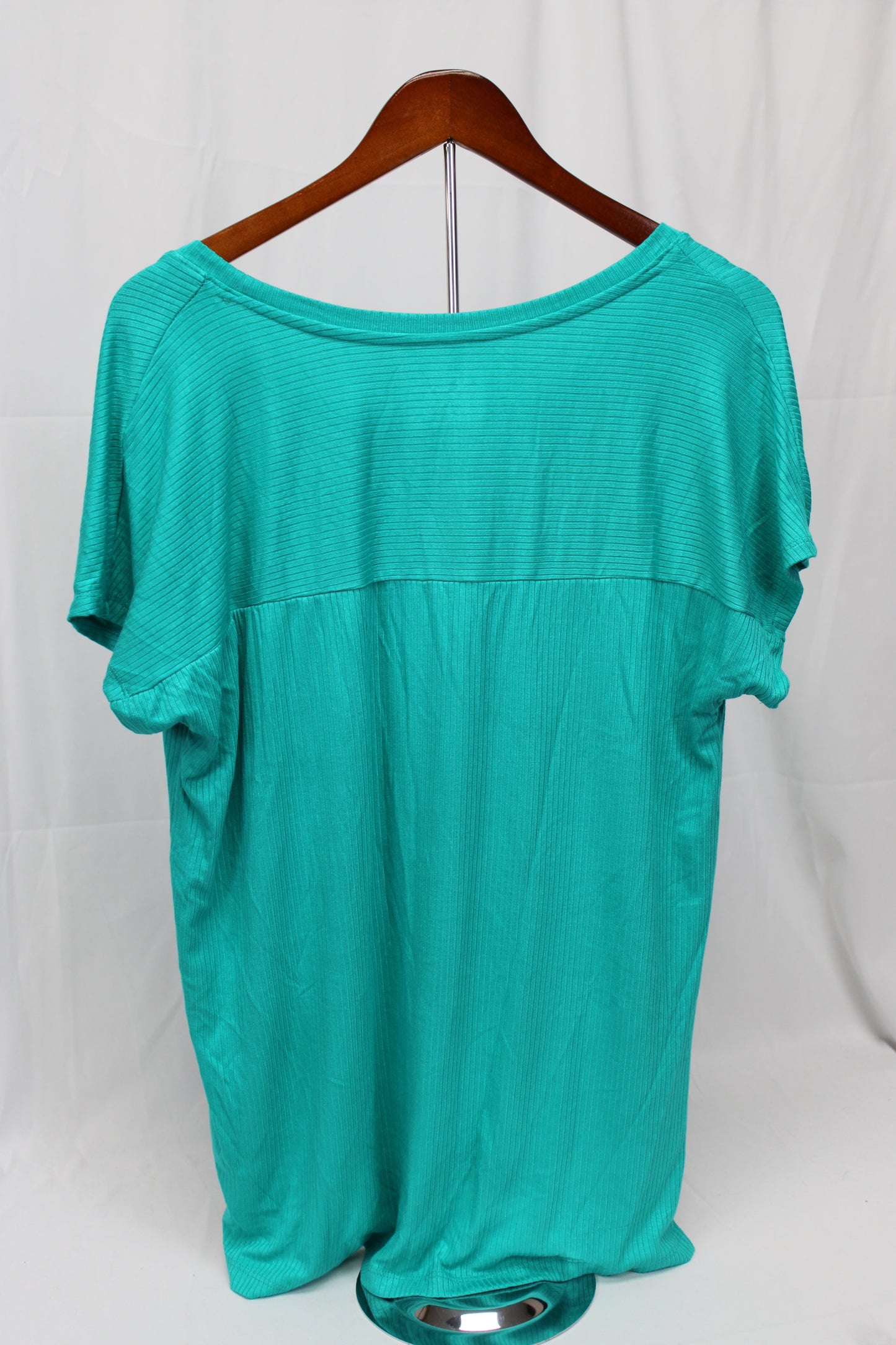 Felina Short Sleeve Top, Blue,Women’s L