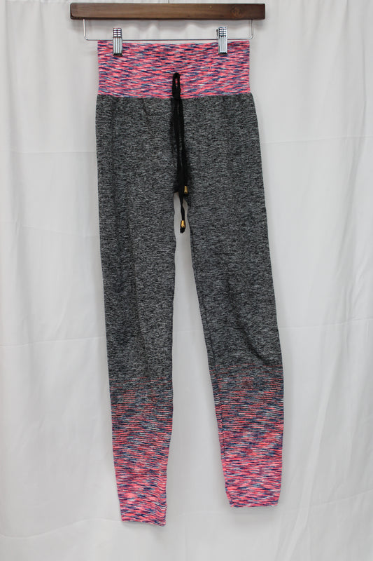 Jera Active Stretch Leggings, Gray/Pink, Women’s S