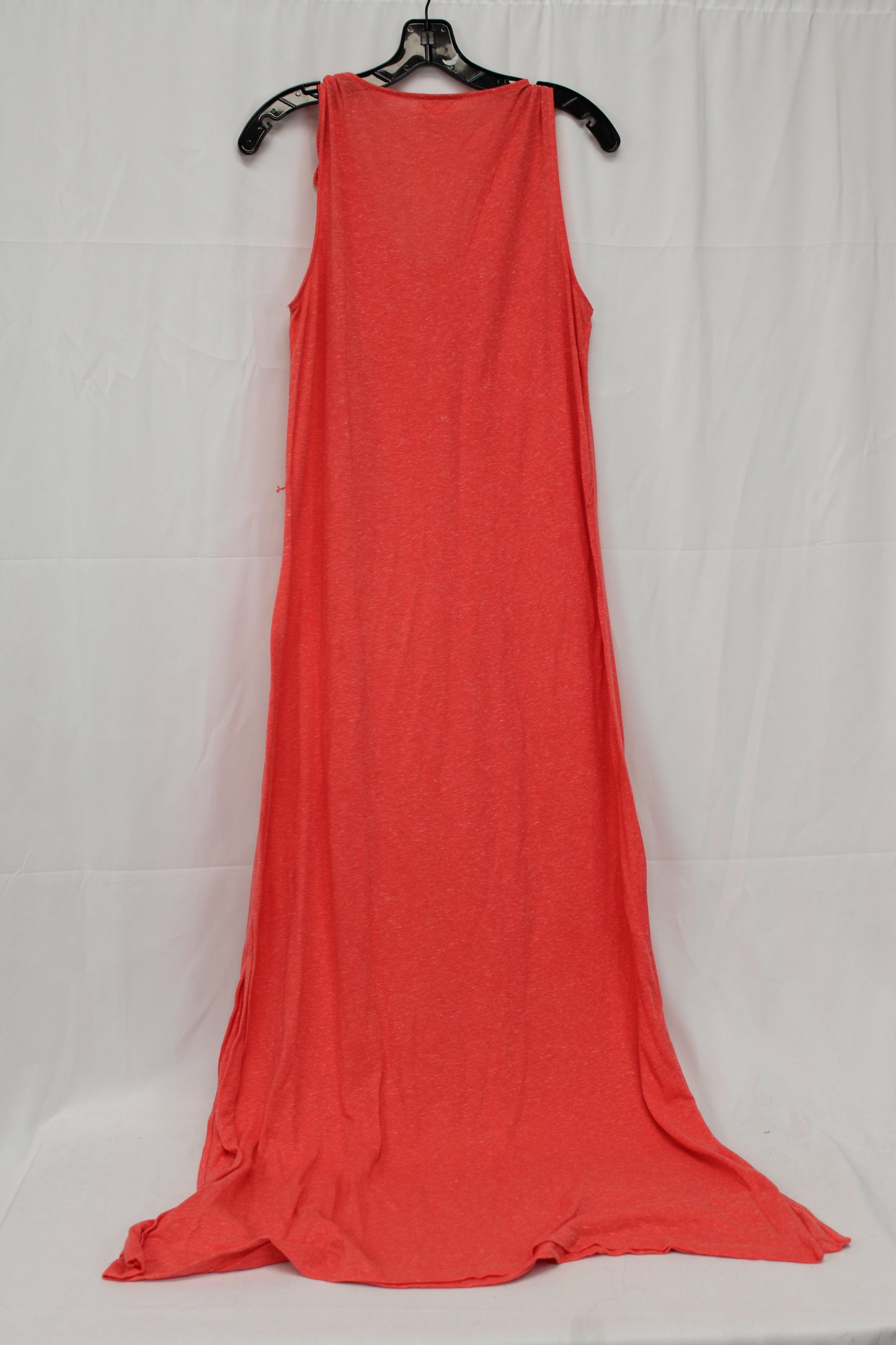 C Floor Length Tank Top Dress, Coral, L