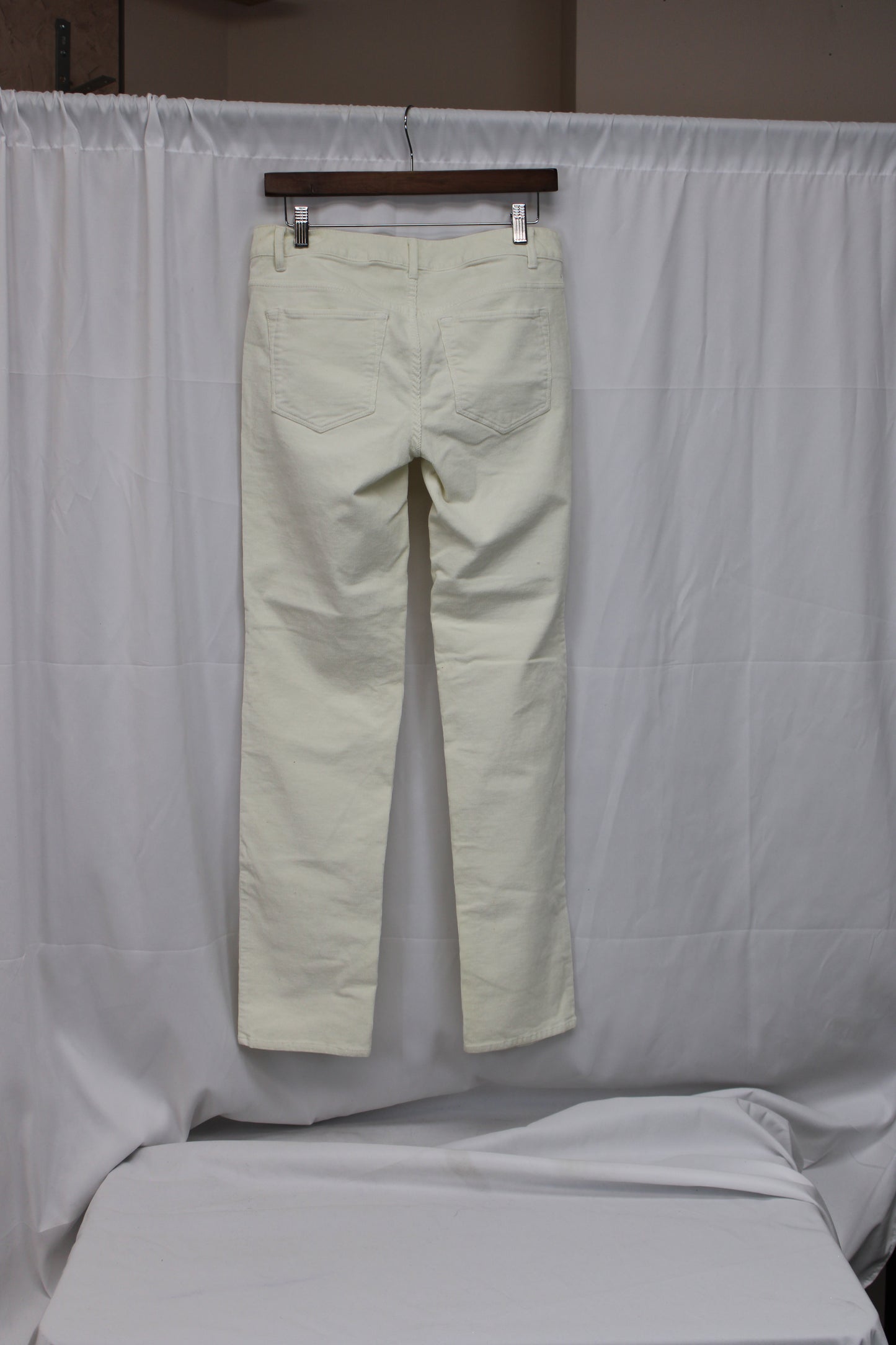 Sonoma Straight Leg Corduroy Pants, White, Women’s 8