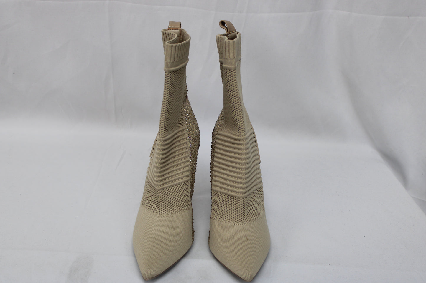 Steve Madden Maxwell Heeled Boots, Beige, Women’s 9.5