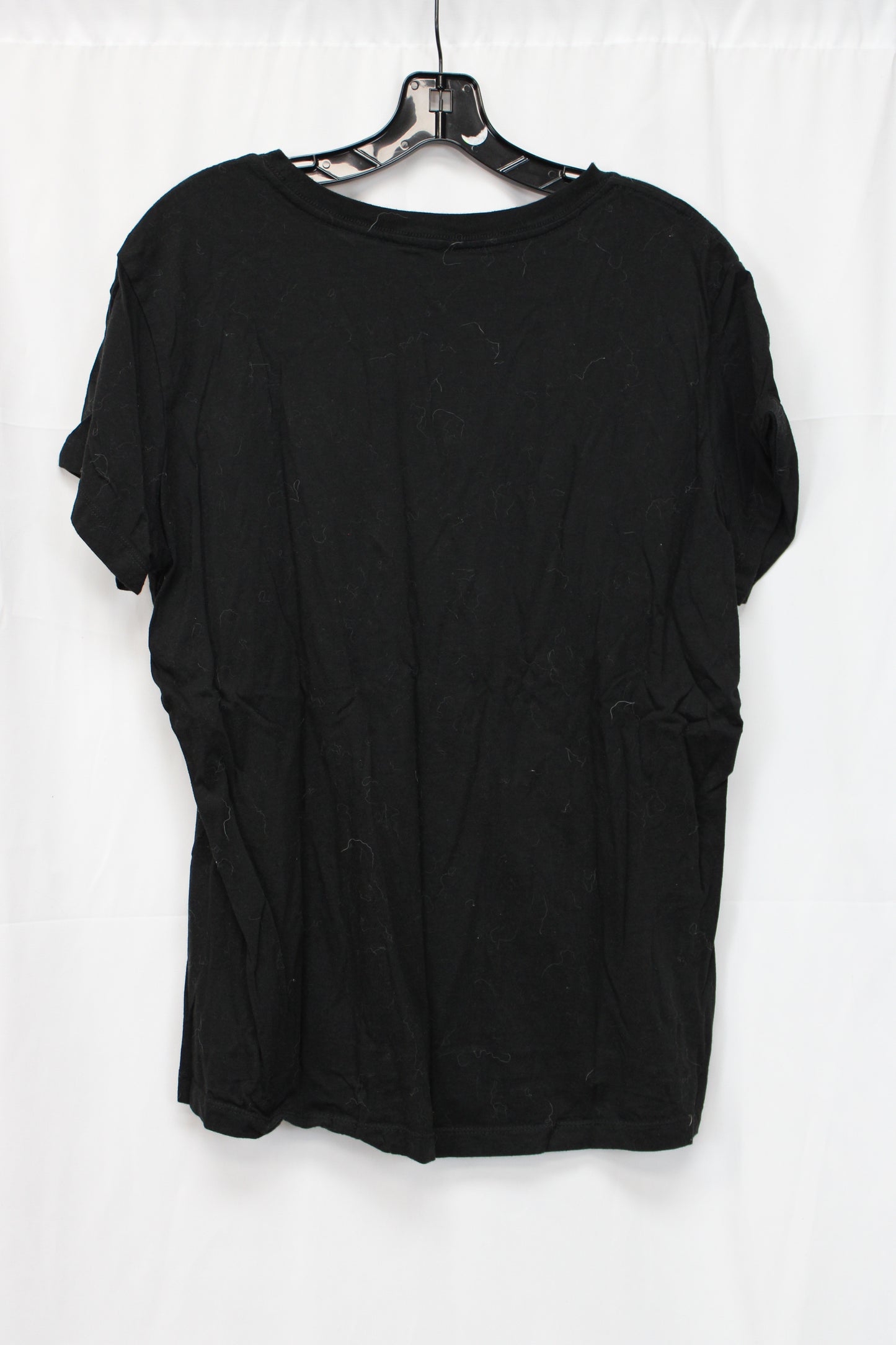 Women’s Nebraska Huskers Short Sleeve Shirt, Black, Women’s XL