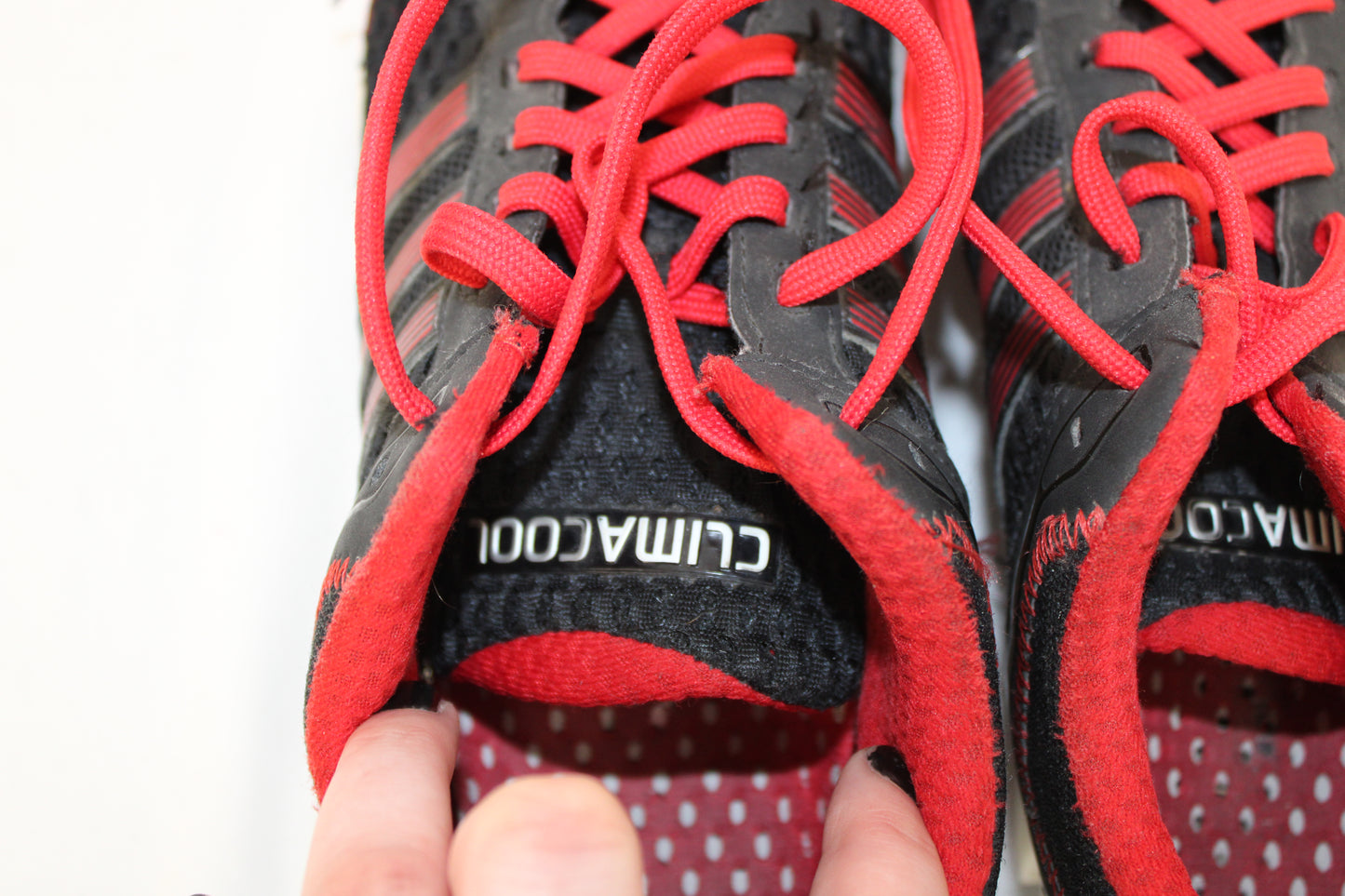 Adidas Climacool Sneakers, Red/Black, Men’s 8