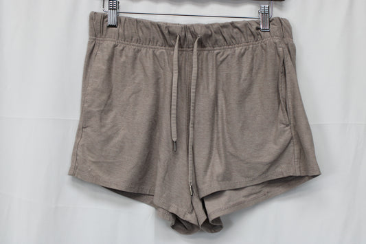 Athletic Works Drawstring Shorts, Beige, Women’s M
