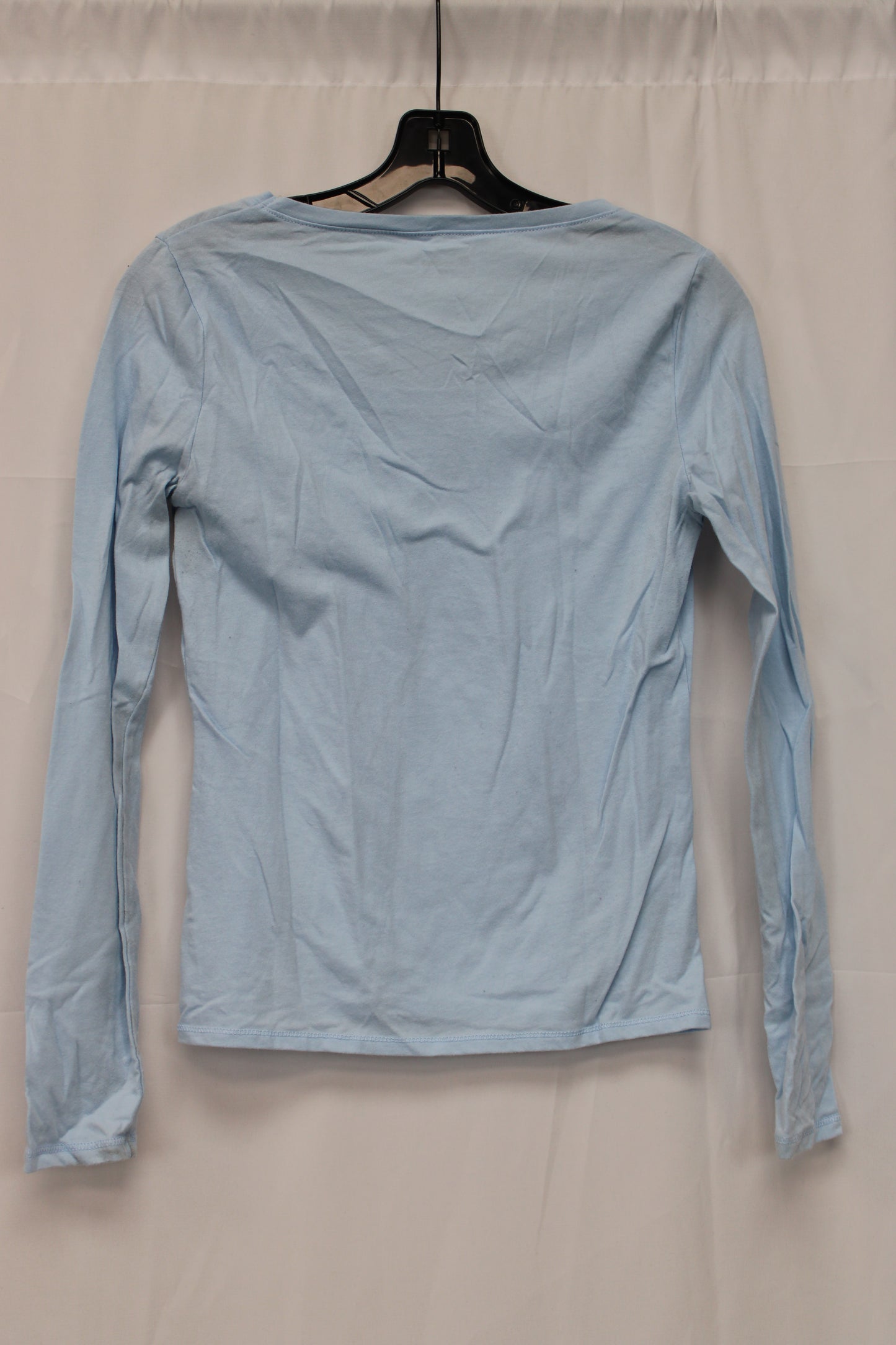 No Boundaries Long Sleeve T-Shirt, Blue, Women’s M