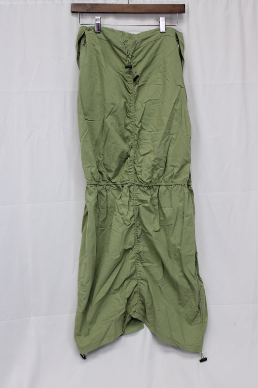 Women’s Long Cargo Skirt, Green, L