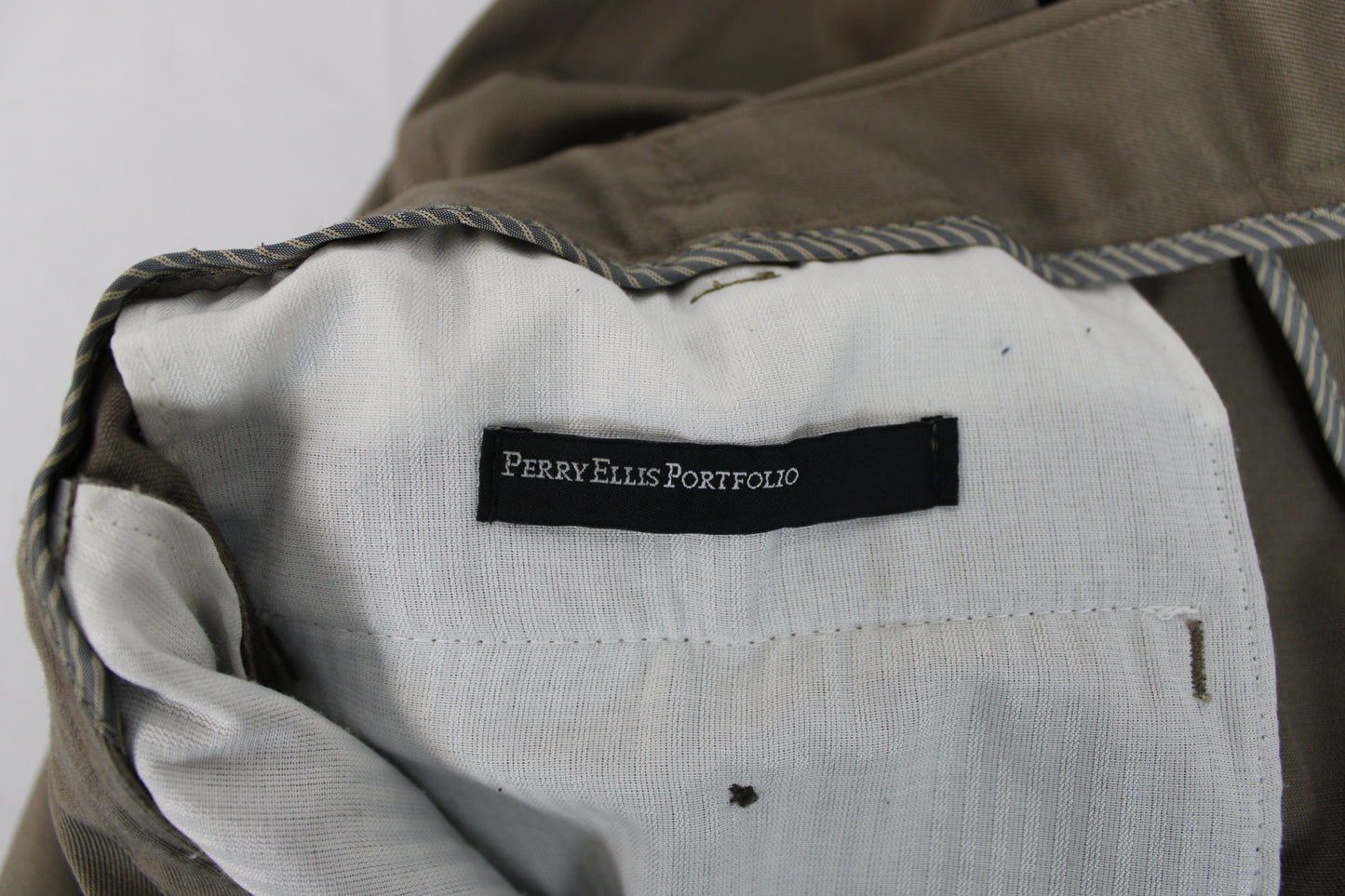 Perry Ellis Portfolio Pants, Beige, Men’s 36/30