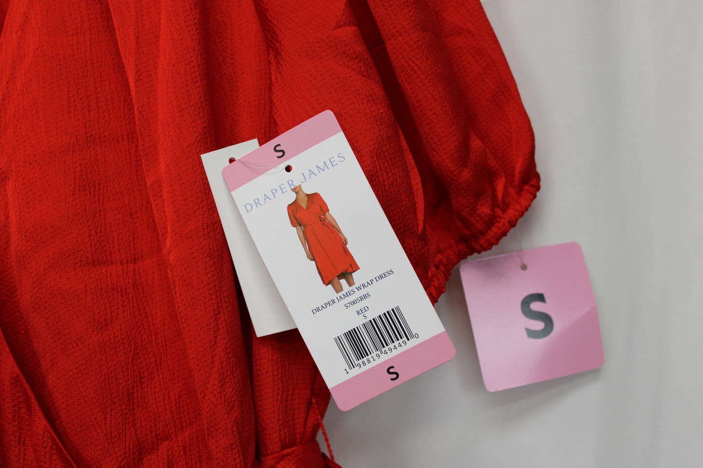 Draper James Wrap Dress, Red, Women’s S