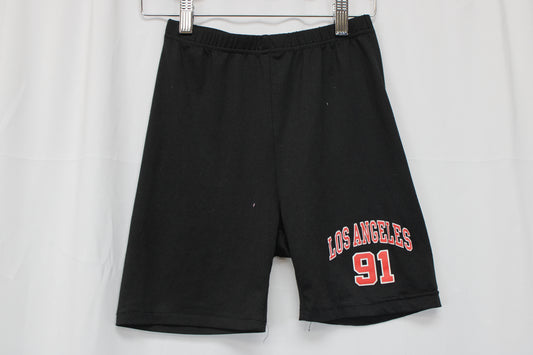 SHIEN Los Angeles 91 Shorts, Black, Women’s XS