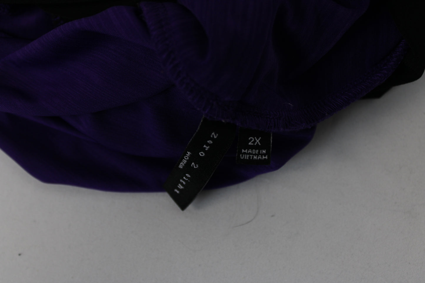 Zero 2 Eight Quarter length Sleeved Shirt, Purple/Black, Women’s XXL
