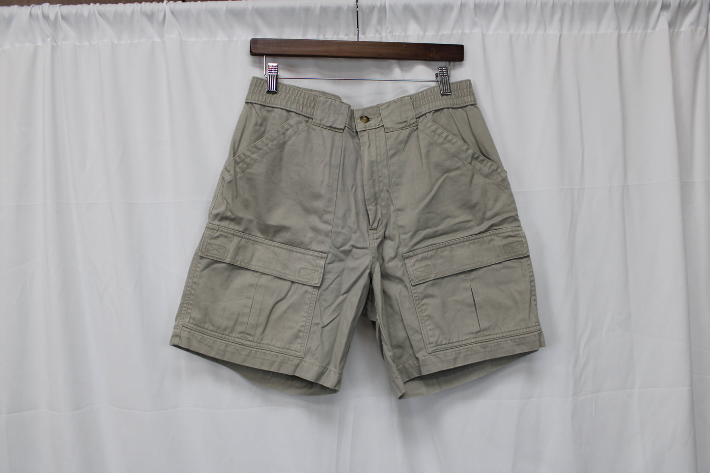 Men’s Cargo Shorts, Beige, Men’s 32