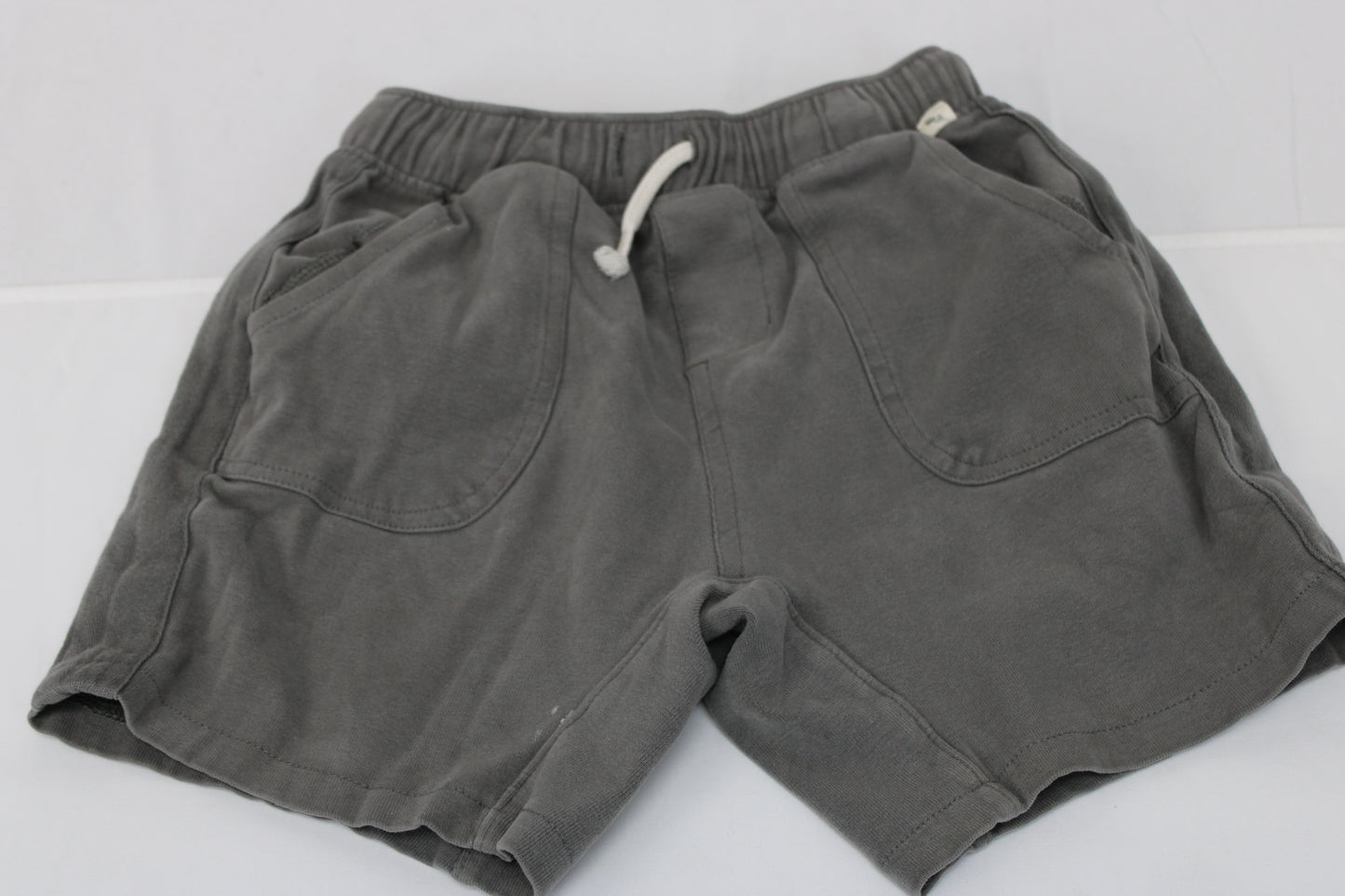 Easy-Peasy Drawstring Shorts, Gray, Boys 3T