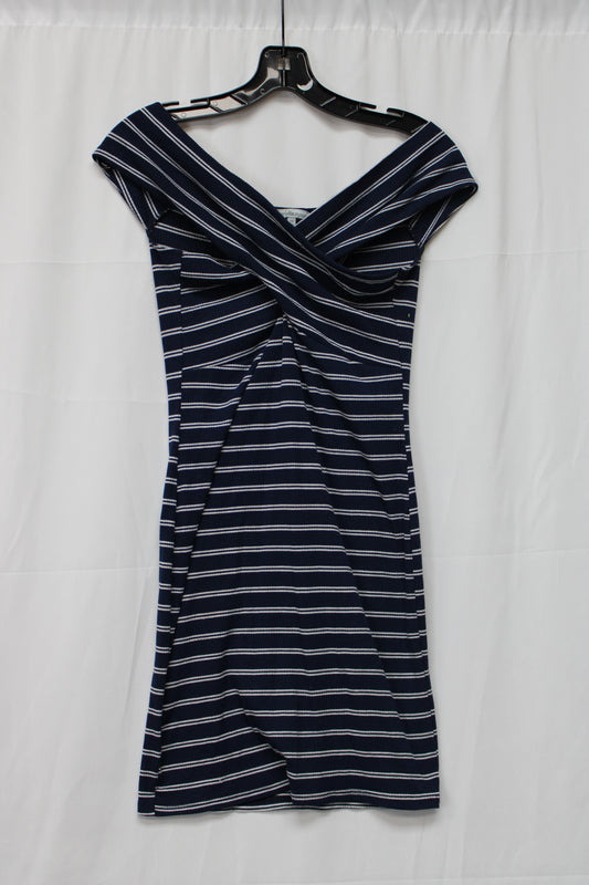 Charlotte Russe Striped Dress, Black/White, Women’s M