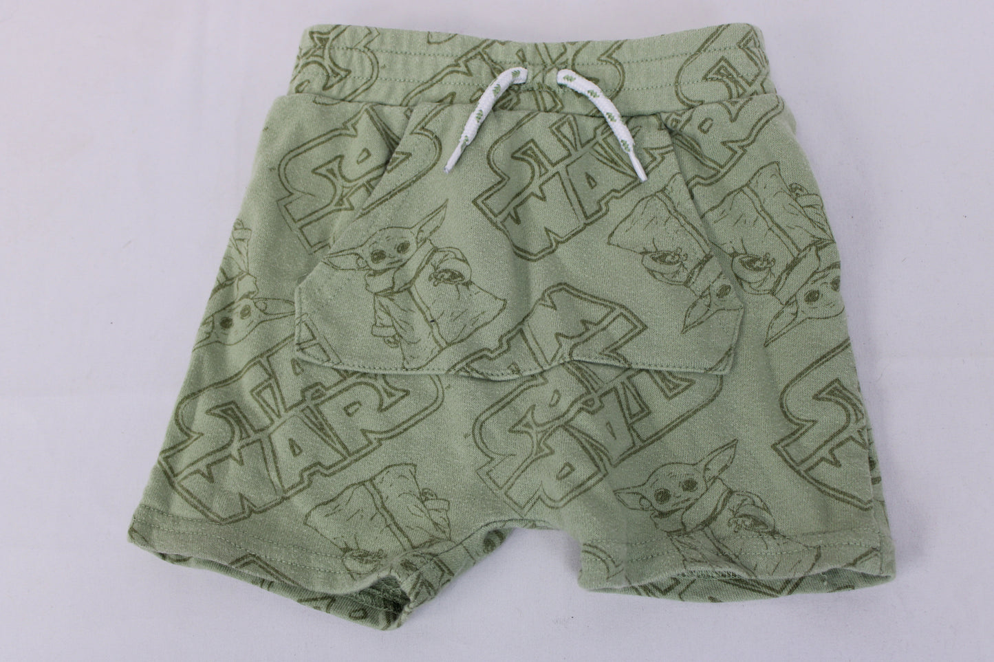 Star Wars Yoda Sweatshorts, Green, Boys 2T