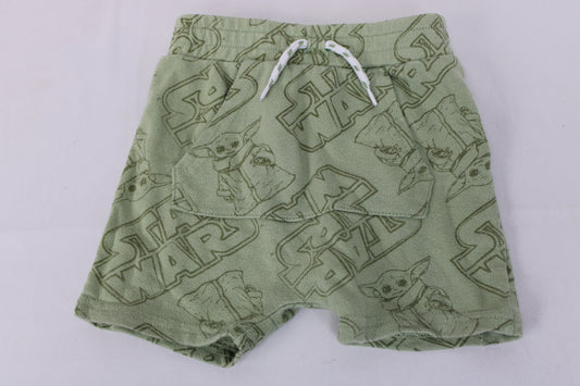 Star Wars Yoda Sweatshorts, Green, Boys 2T
