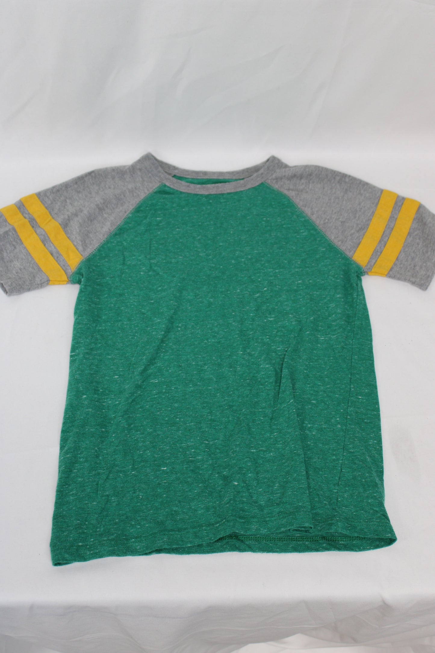 Cat & Jack Varsity T-Shirt, Green, Youth M (8)