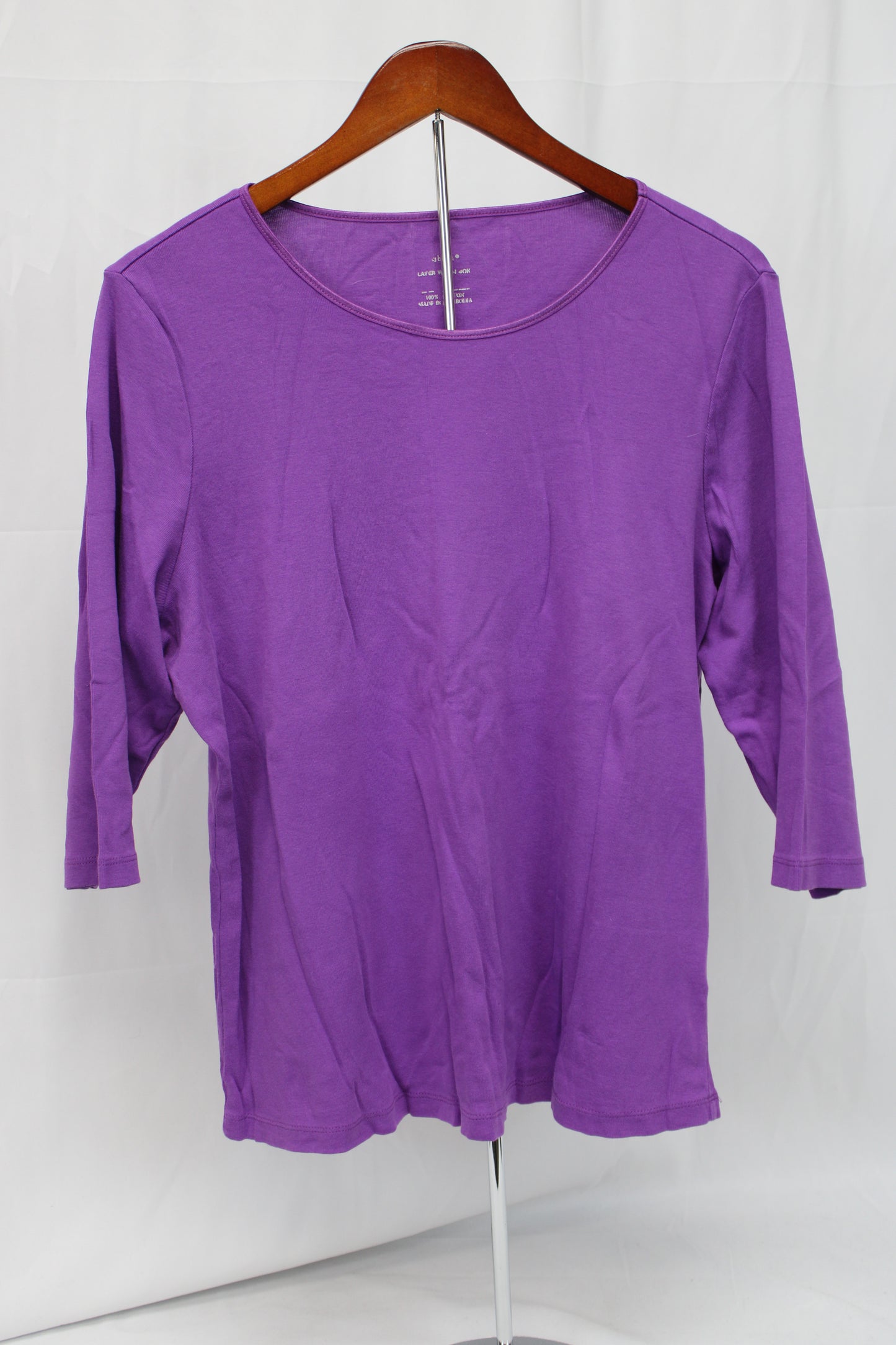 Cj Banks Everyday Shirt, Purple, Women’s XL