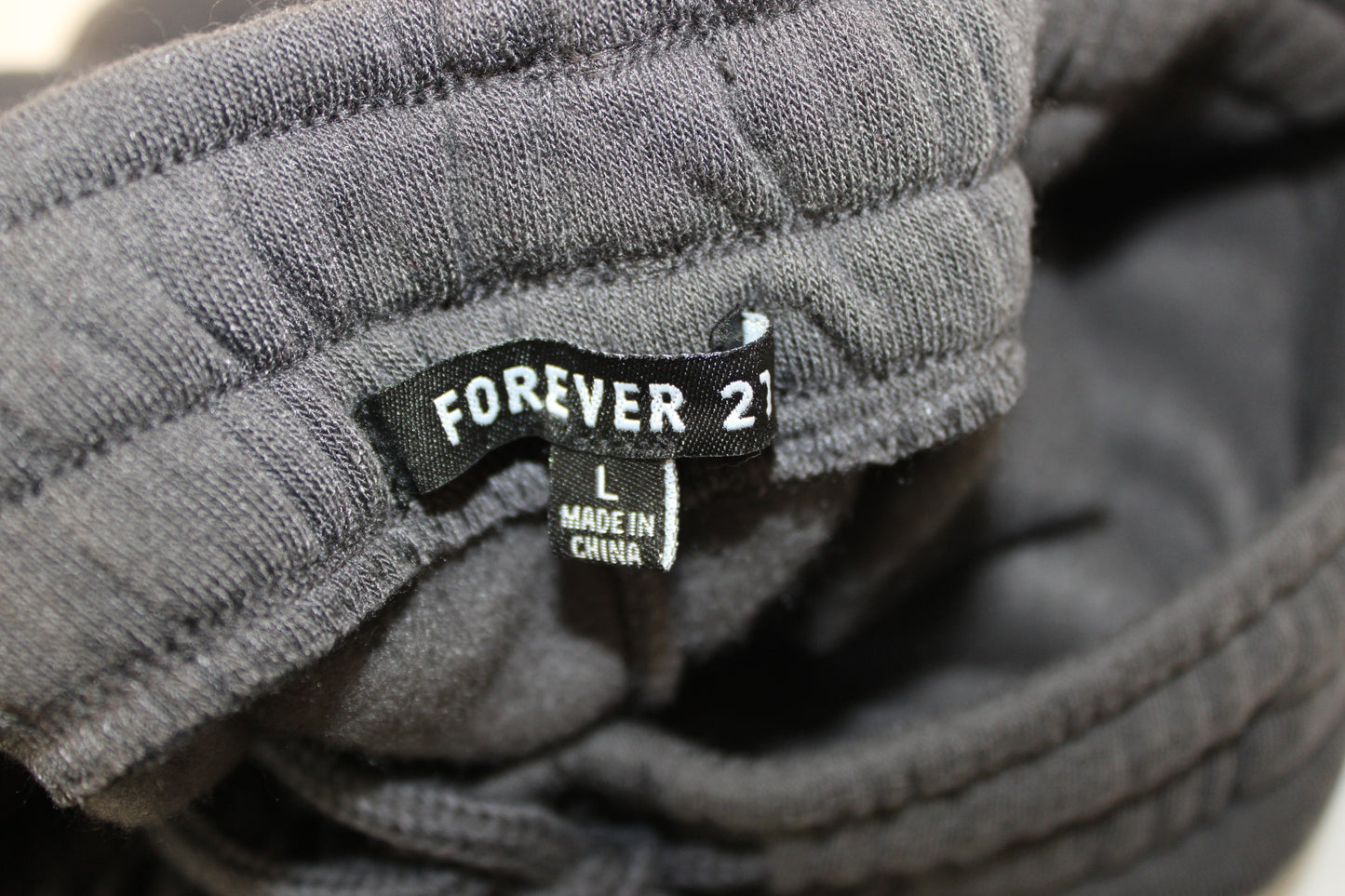 Forever21 Drawstring Sweatshorts, Gray, Women’s L