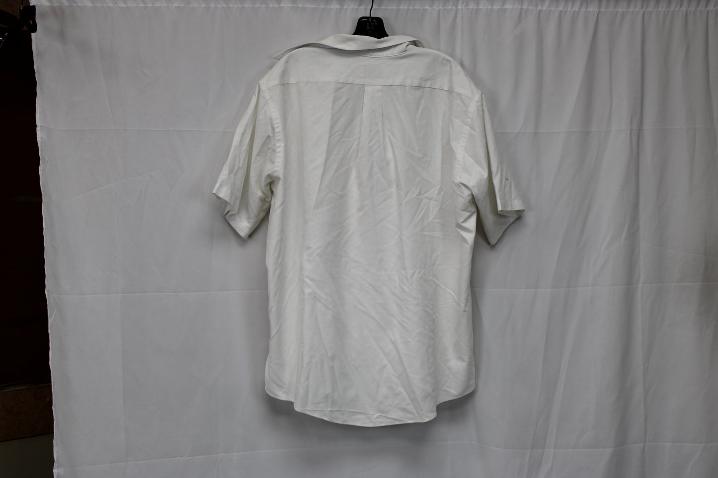 Arrow Dover Short Sleeve Button Up Shirt, White, Men’s 17 1/2