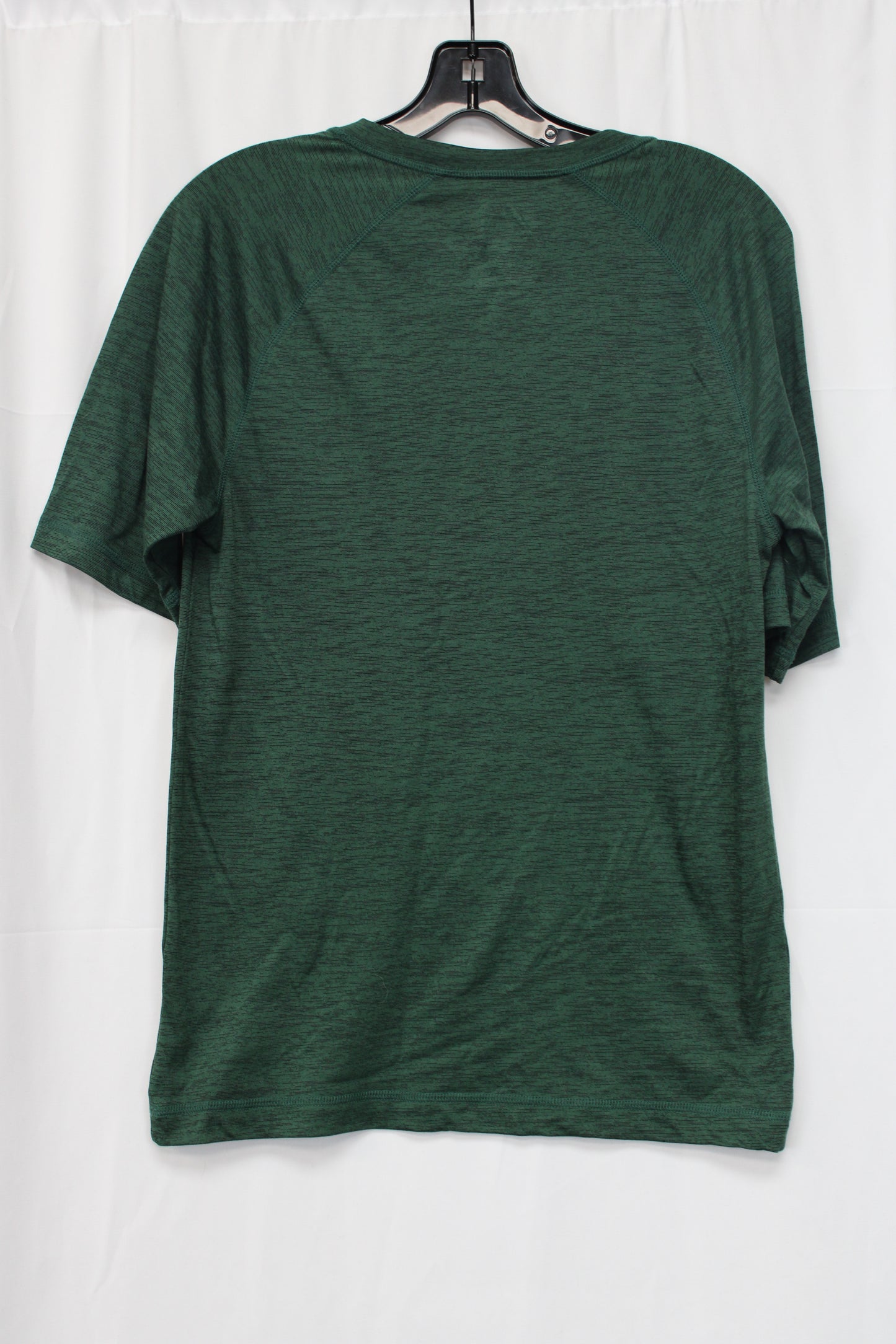 Majestic Go Pack Go! Football Short Sleeve Shirt, Green, Men’s S