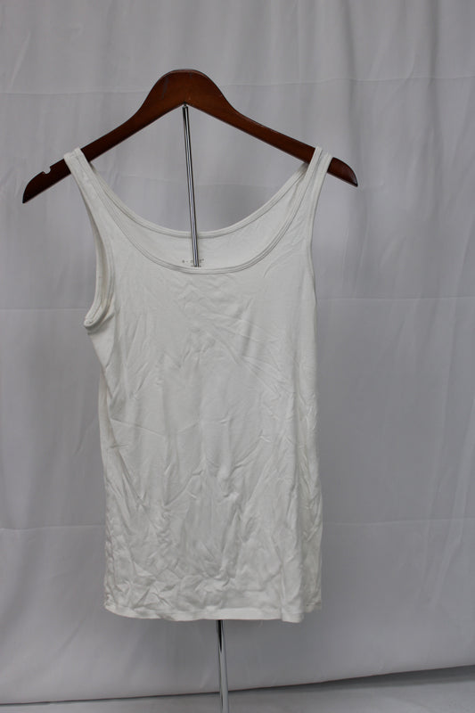 A New Day Everyday Tank Top, White, Women’s L