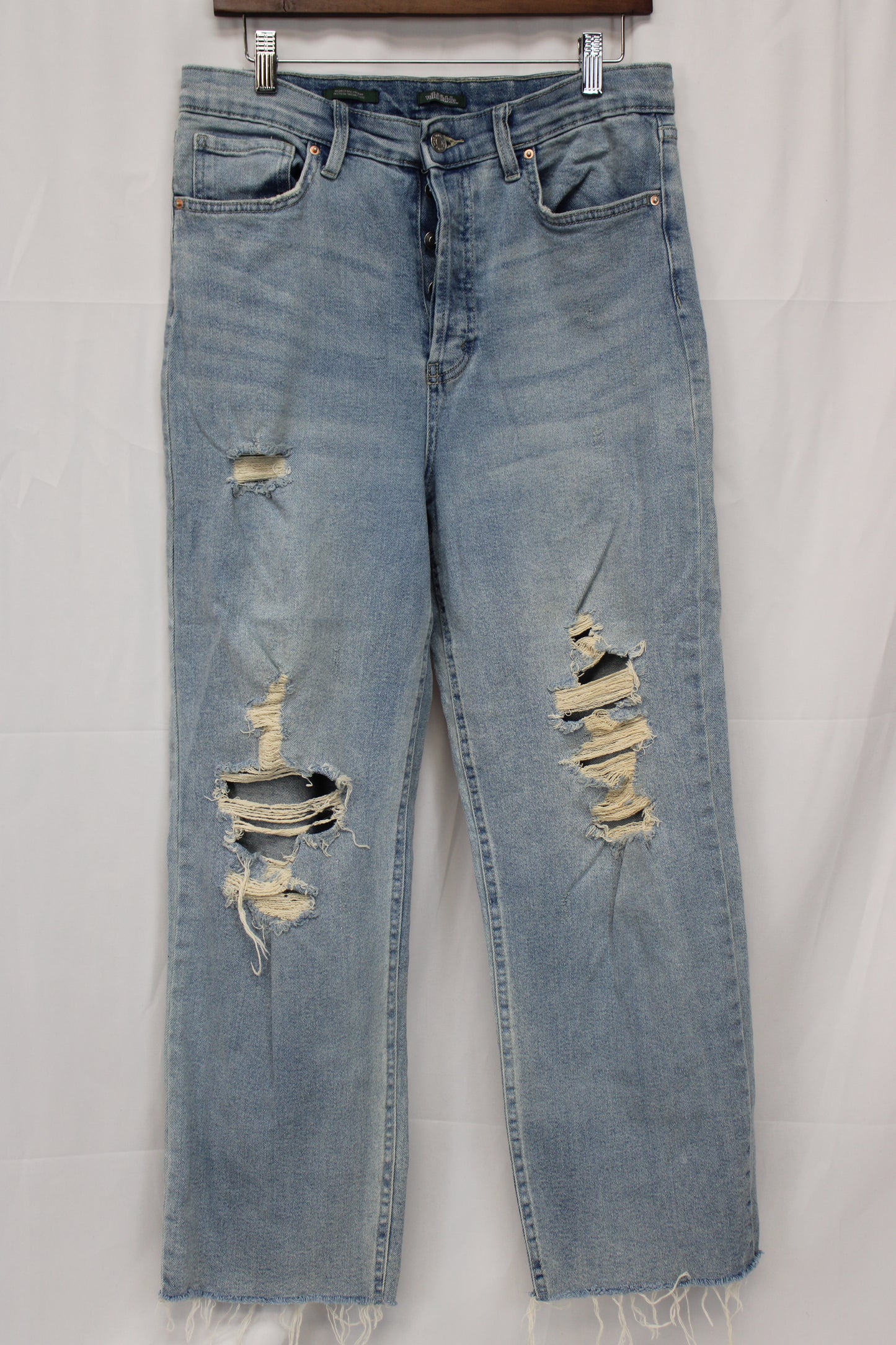 Wild Fable Highest Rise Stretch Ripped Jeans, Women’s 12