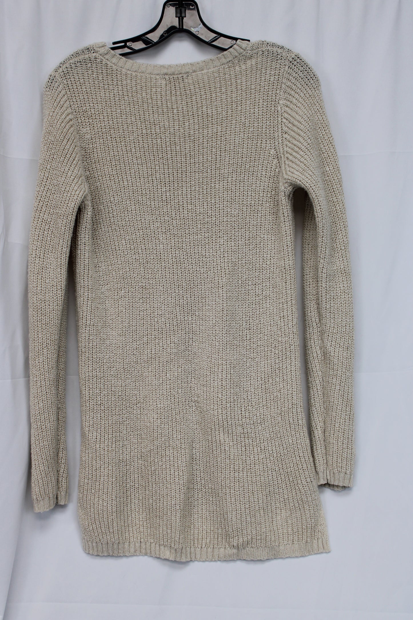 Merona Long Sleeve Sweater Dress, Beige, Women’s M
