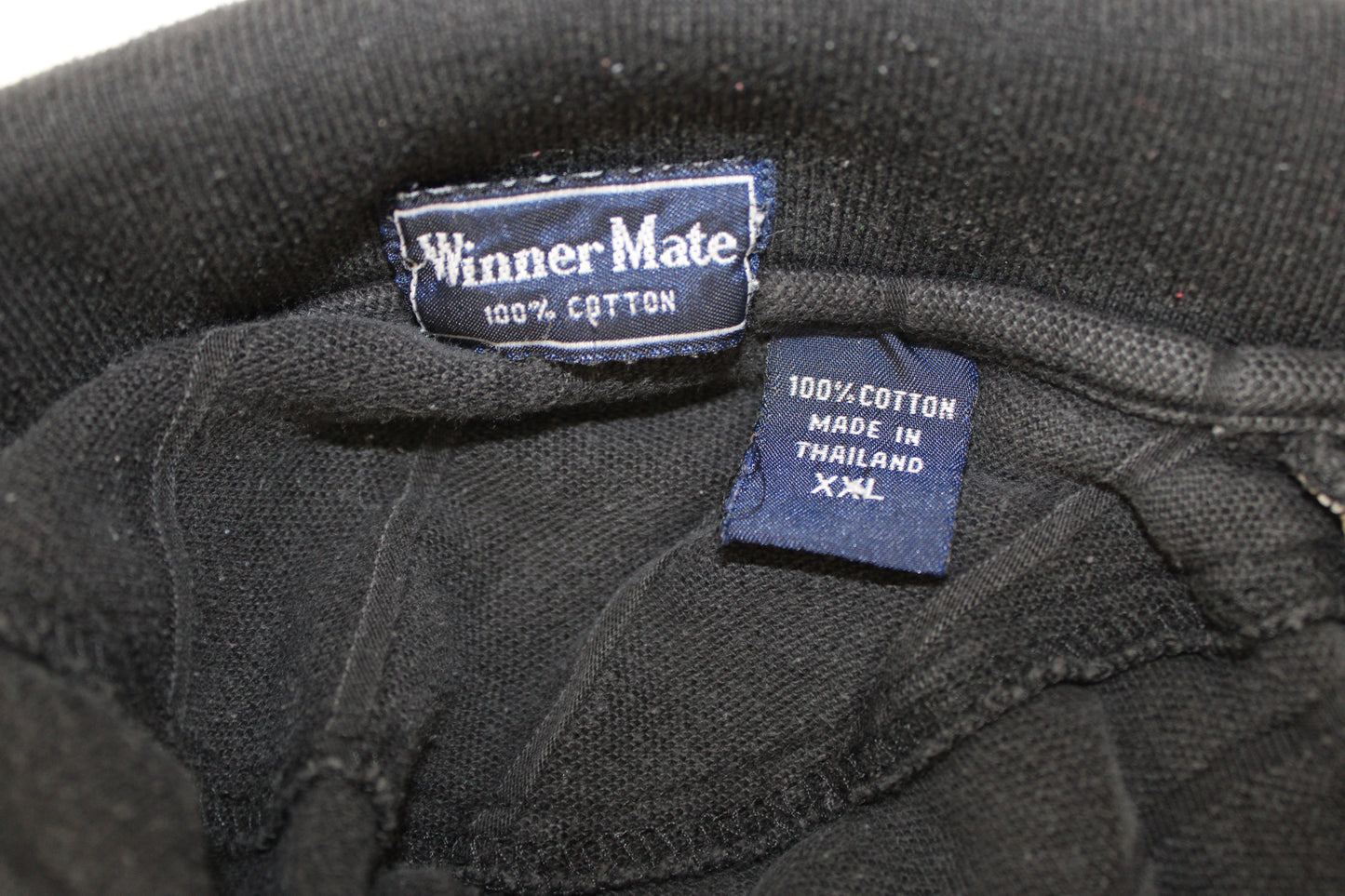 Winner Mate Heritage Hills Short Sleeve Polo, Black, Men’s XXL