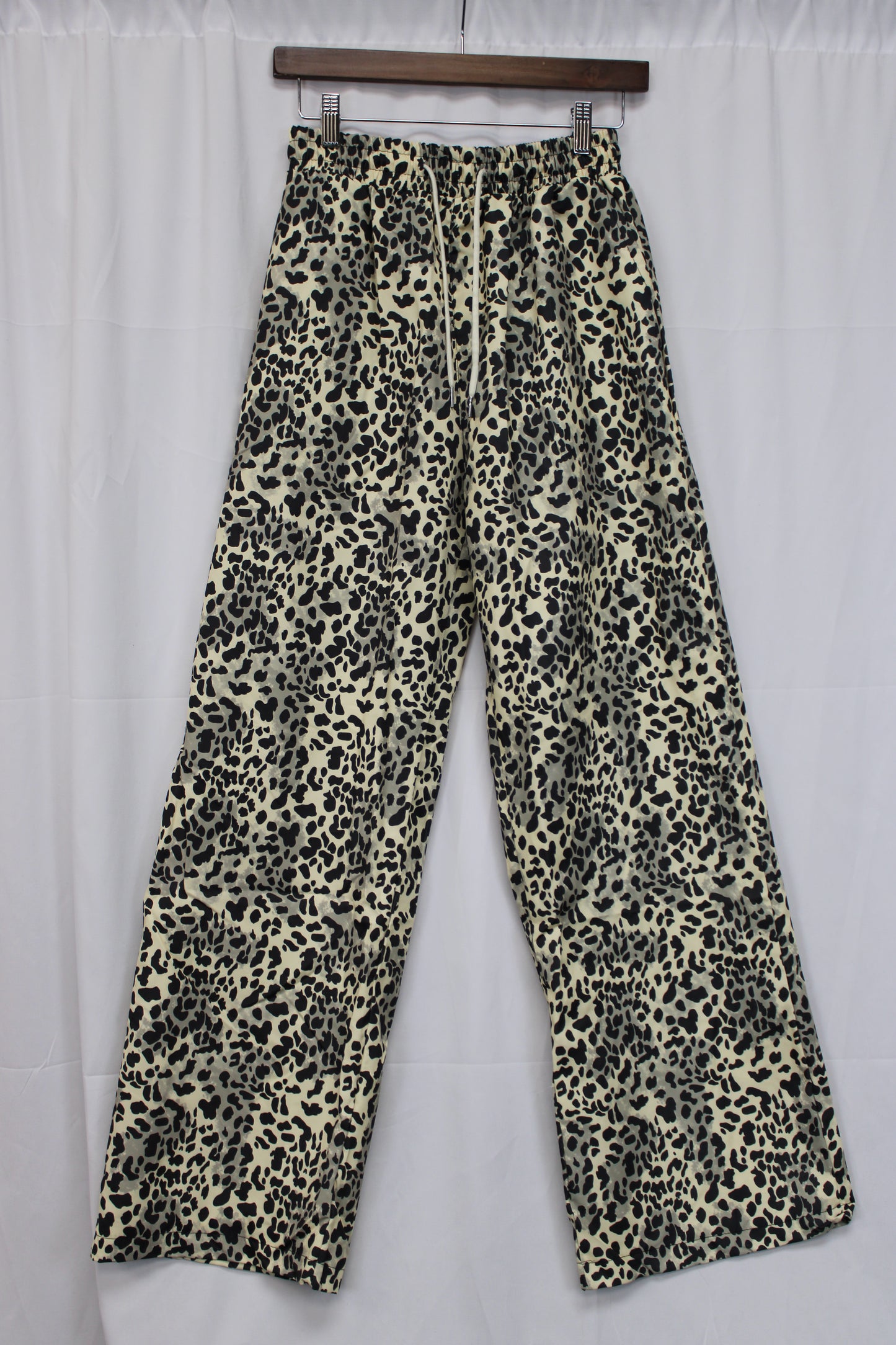 Women’s Leopard Print Drawstring Pants, Women’s XL