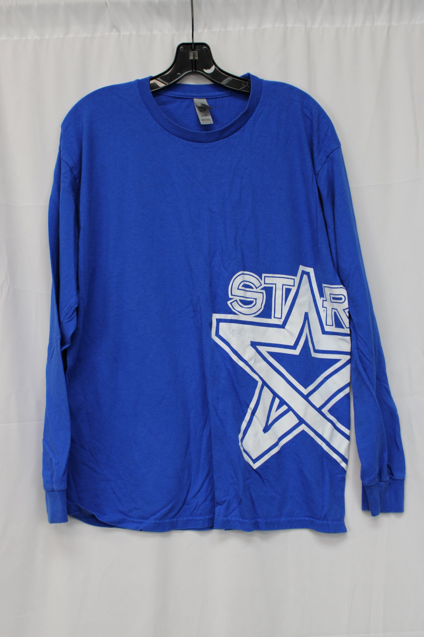 Gildan STAR Long Sleeve T-Shirt, Blue, Men’s L