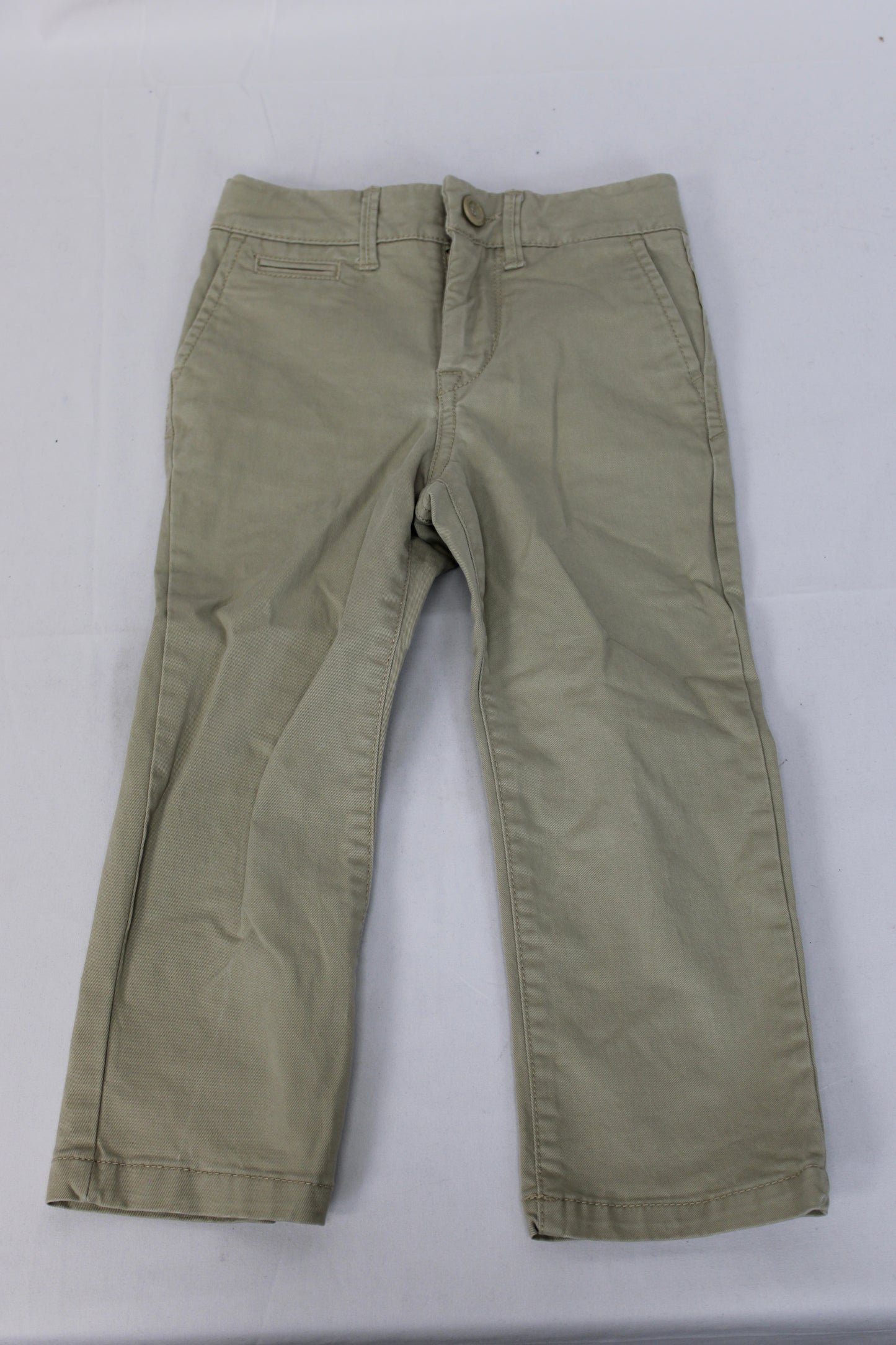Gap Straight Leg Khaki Pants, Beige, Youth 3T
