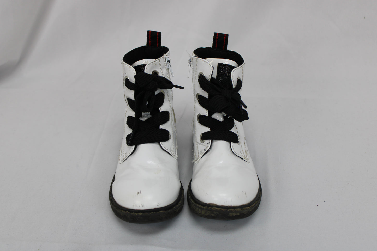 Sprox Zip Up Boots, White/Black, Youth 2