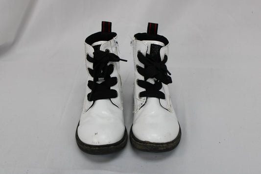 Sprox Zip Up Boots, White/Black, Youth 2