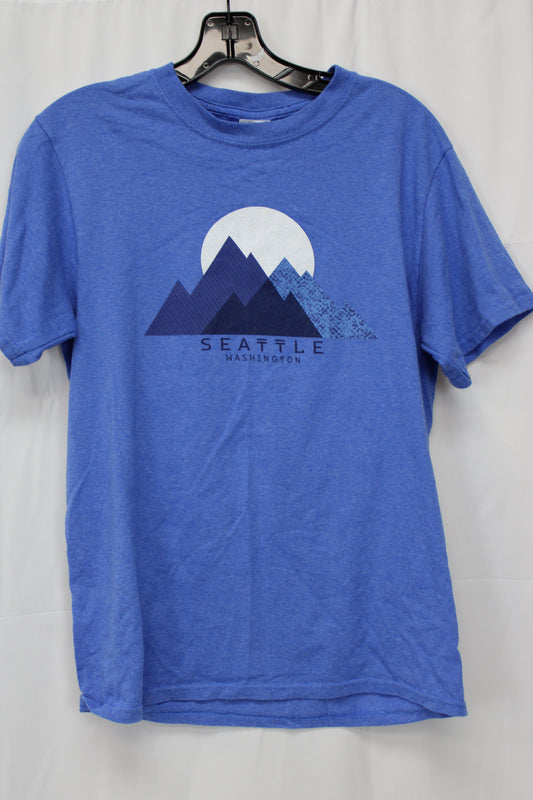 Port & Company Seattle Washington T-Shirt, Blue, Men’s S