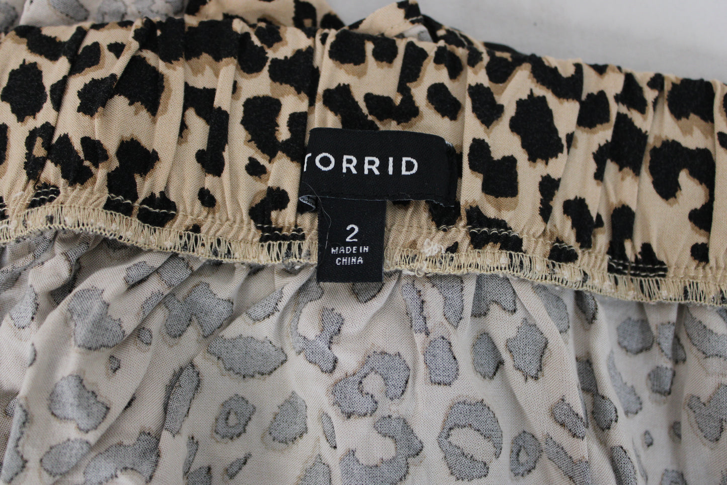 Torrid Leopard Print Skirt, Women’s 2