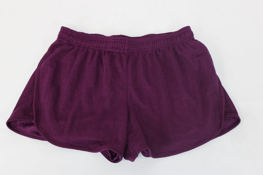 Danskin Athletic Shorts, Purple, Girls M