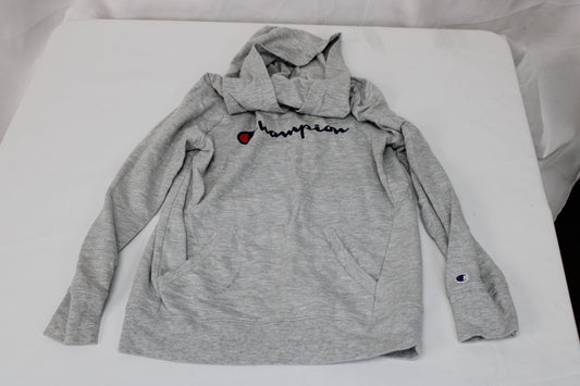 Champion Hoodie, Gray, Youth XL